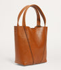 Chloé Brown Small Calfskin Spin Tote Bag