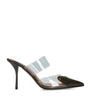 Alaïa Green Patent Leather Le Coeur Mules 90