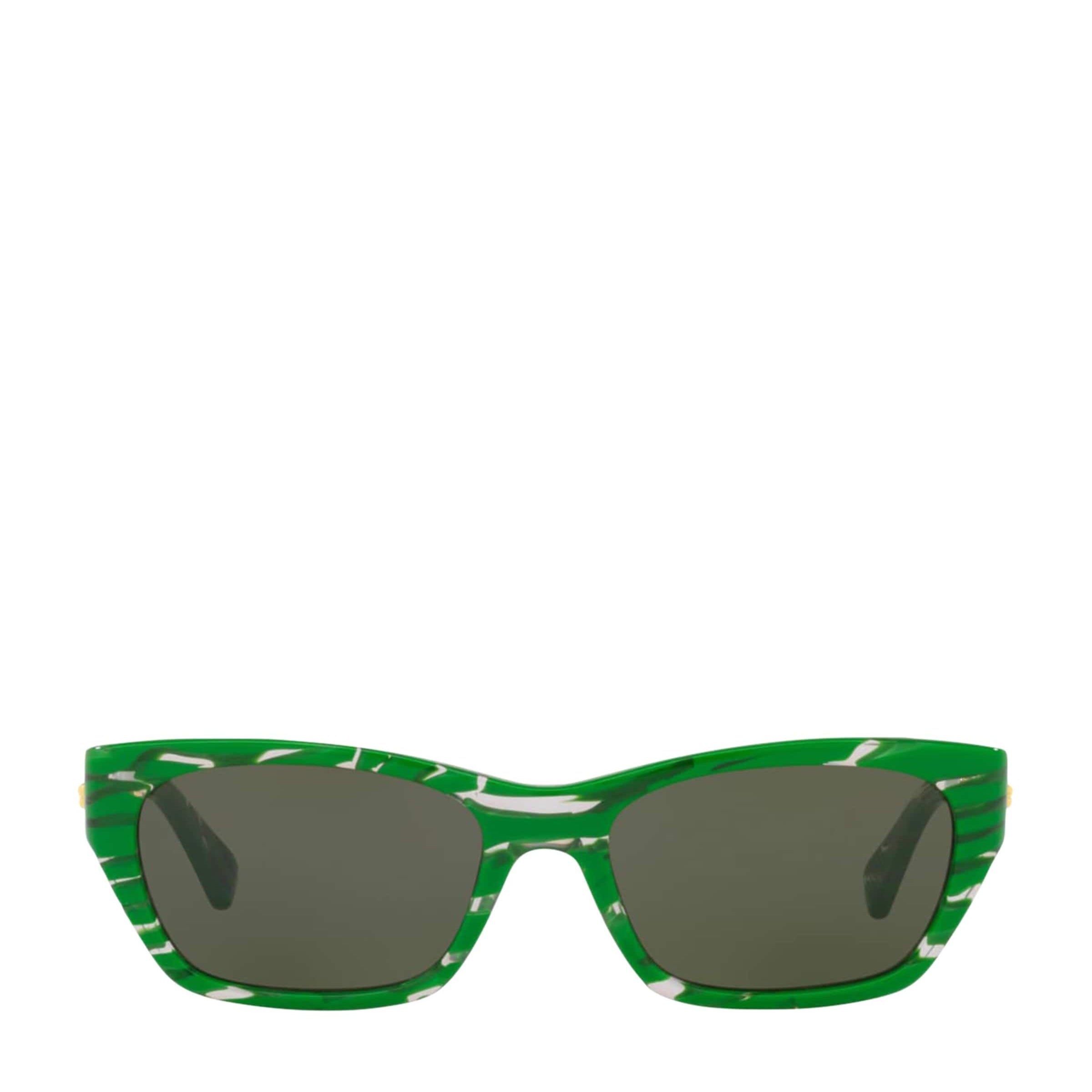 Green Rectangular Sunglasses