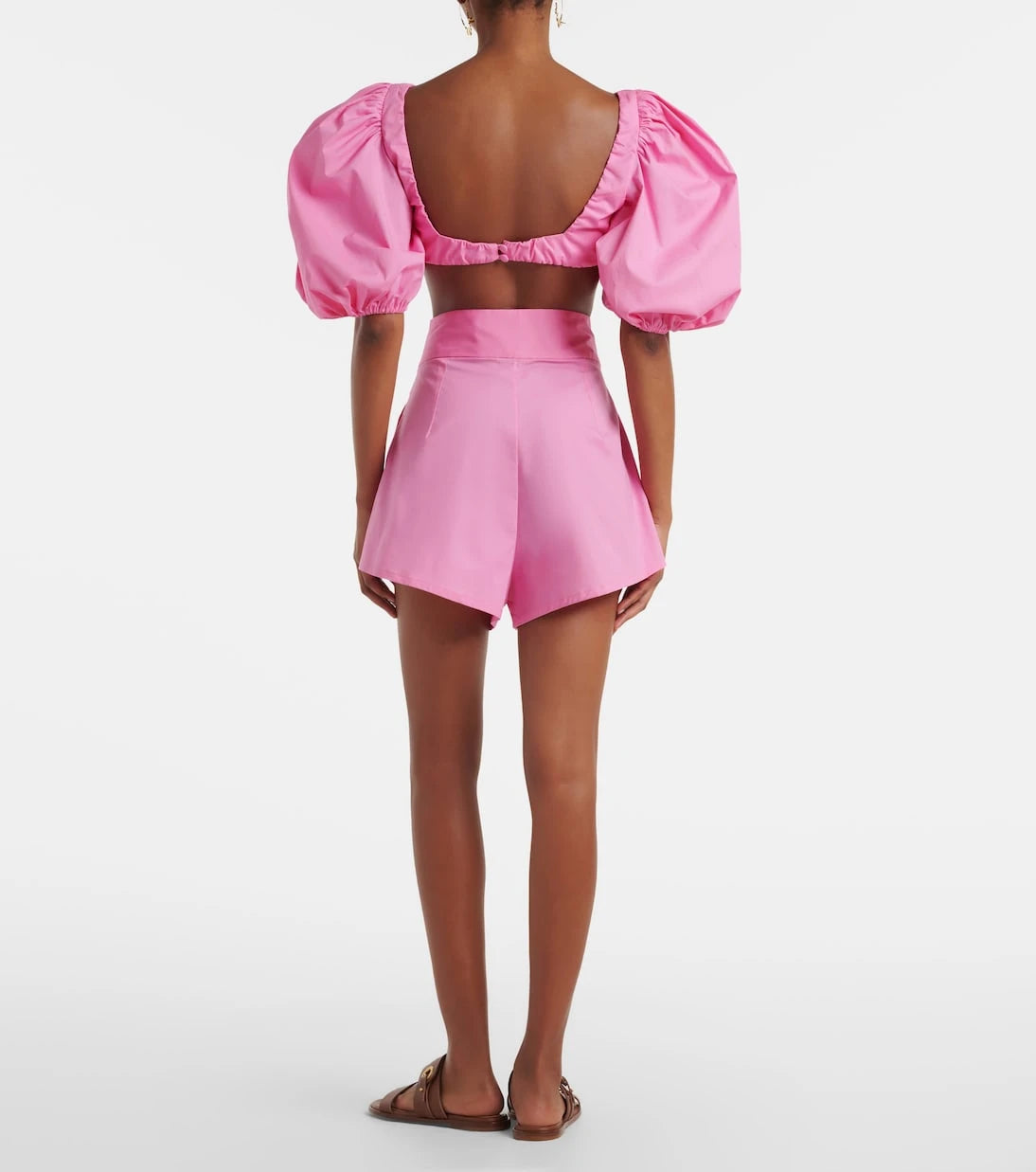 Adriana Degreas - Cotton wide-leg shorts
