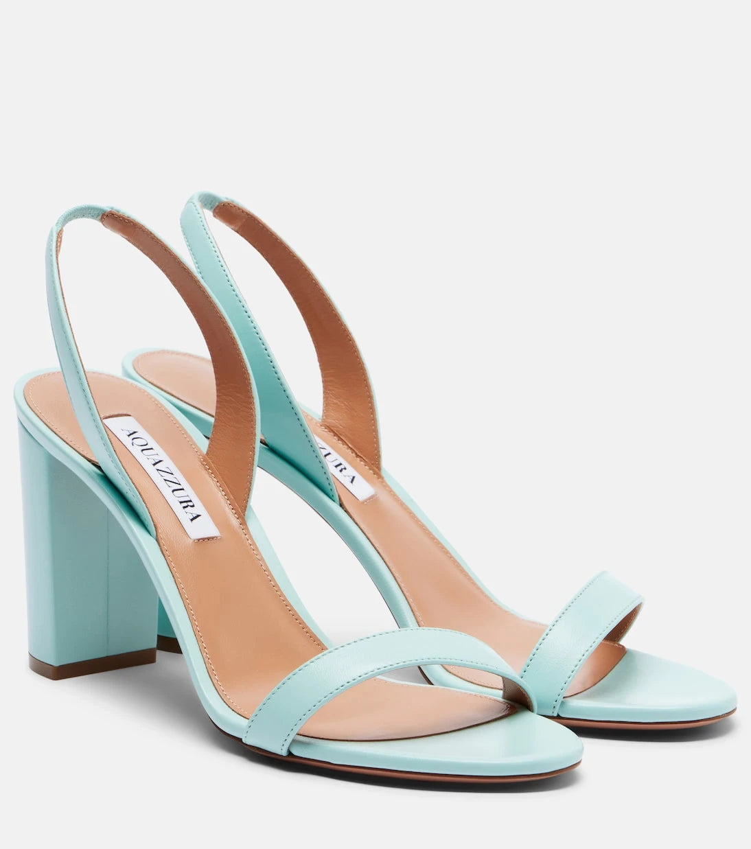 Aquazzura - Leather slingback sandals