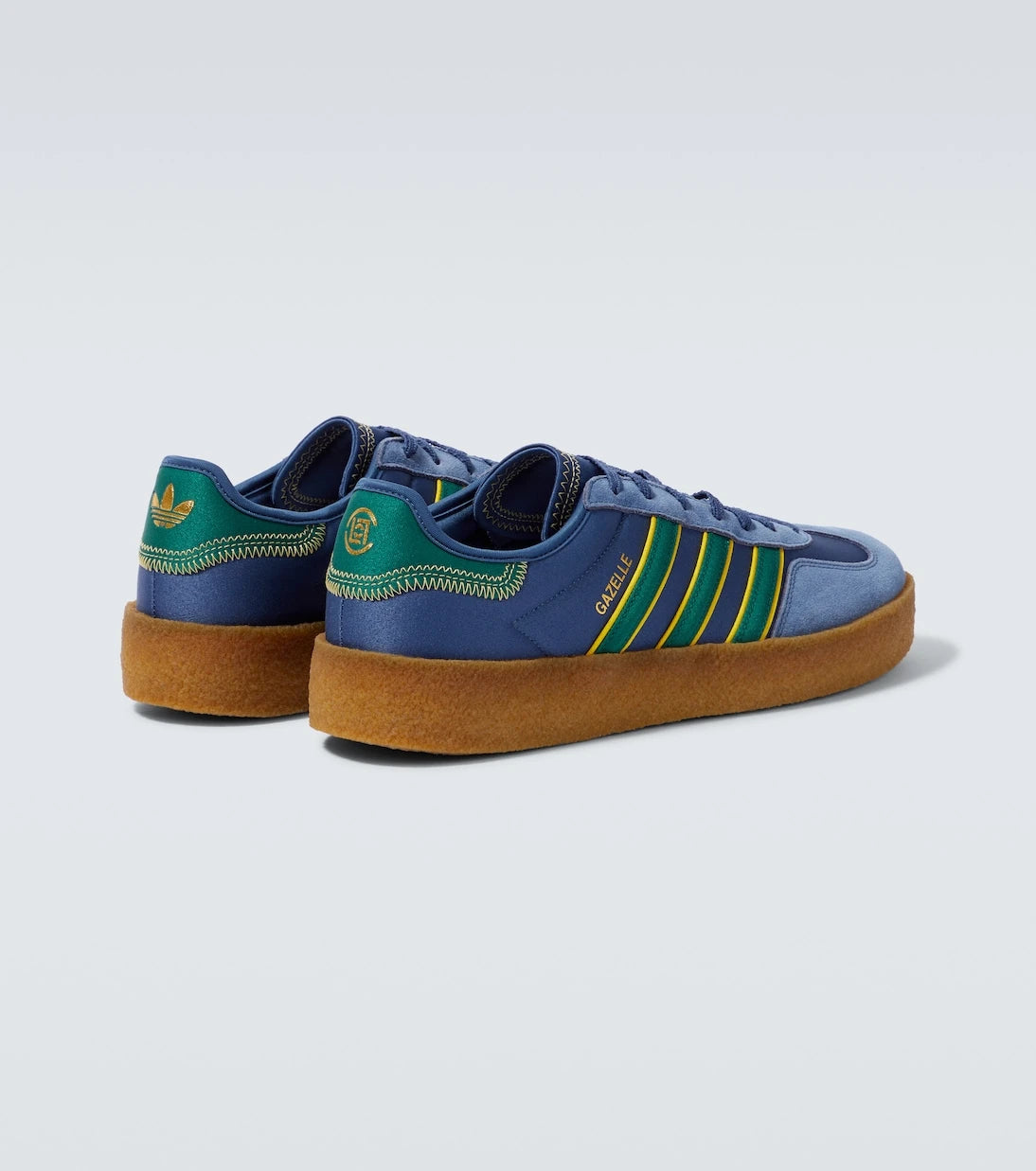 Adidas - x Clot Gazelle suede-trimmed sneakers