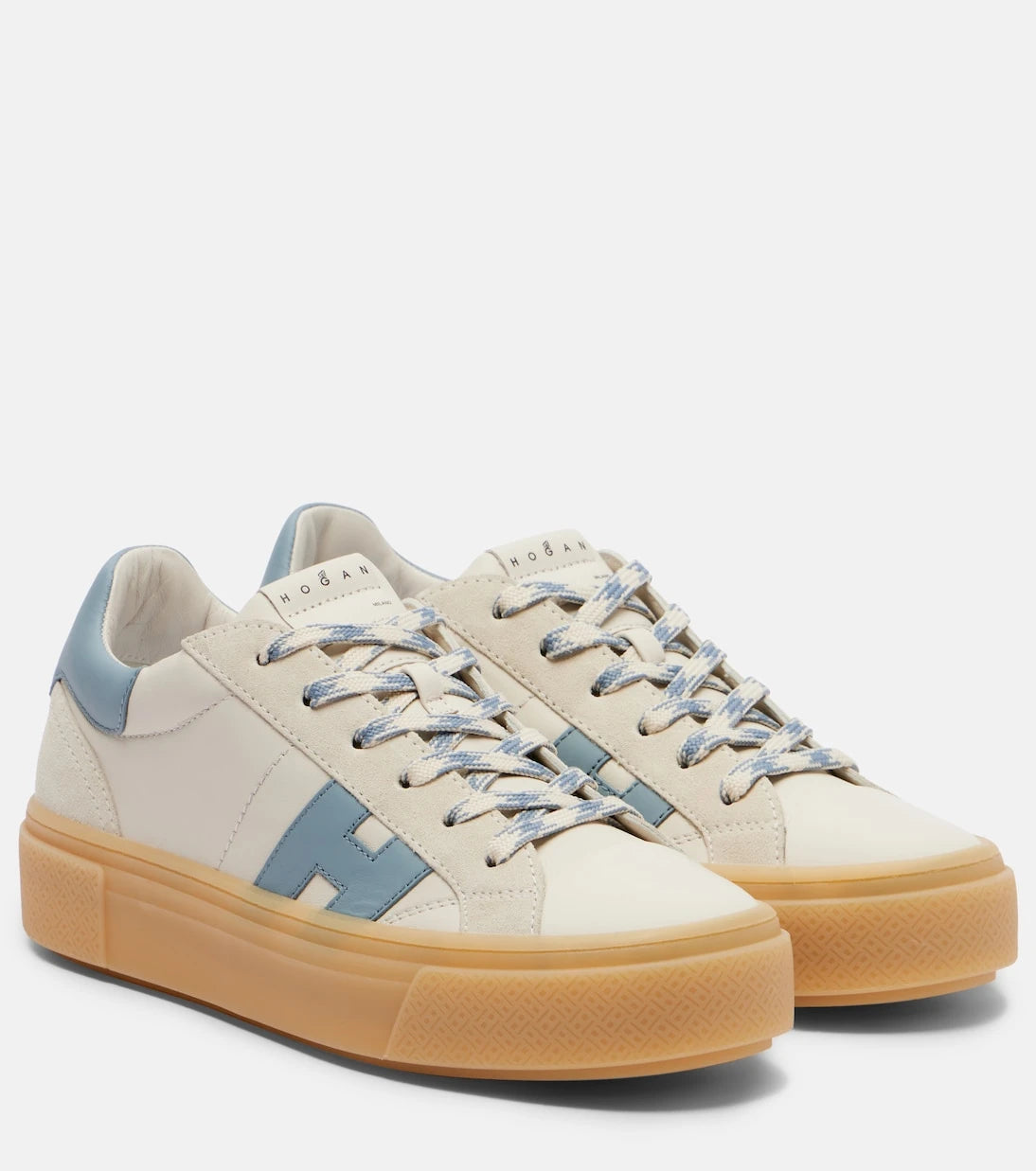 Hogan - Crosswind leather sneakers
