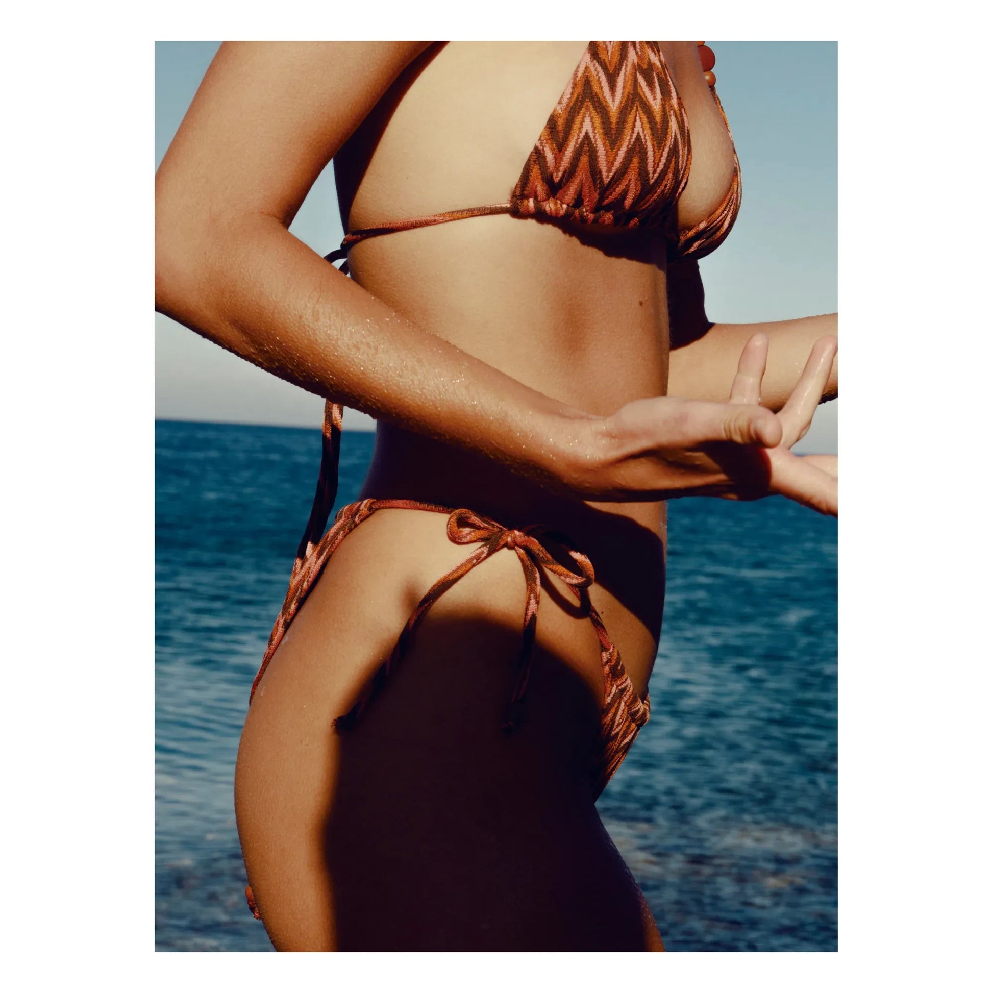 Icone - Bottom Brigitte Chevrons | Apricot