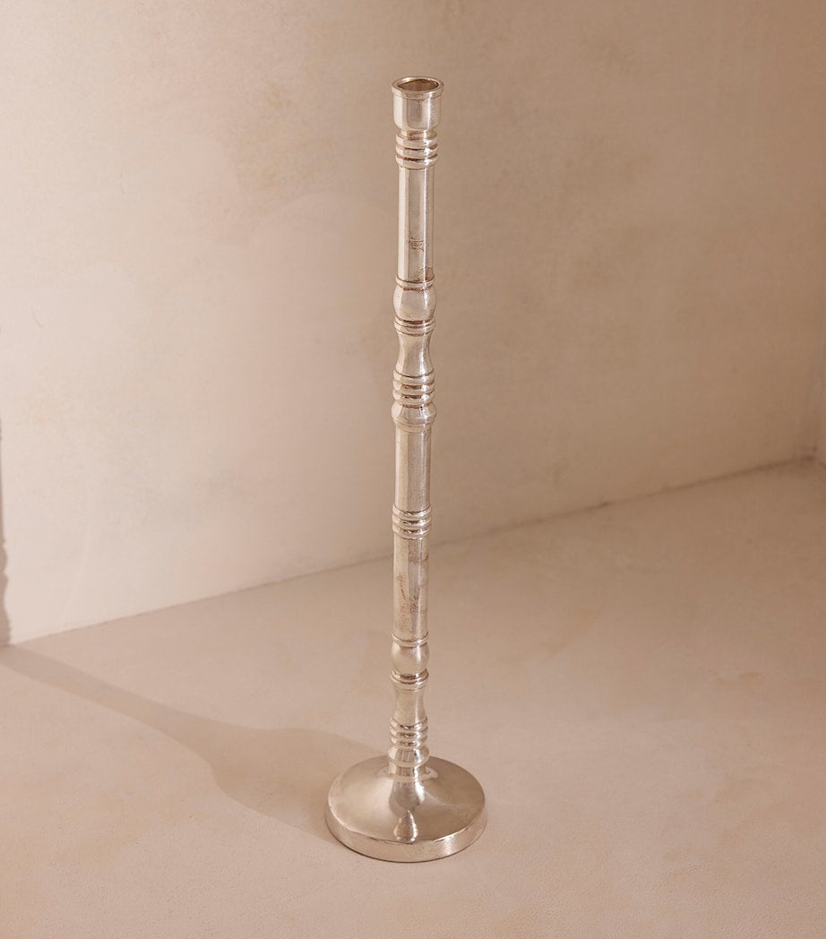 Soho Home Large Silver-Plated Stiden Candlestick (44cm)