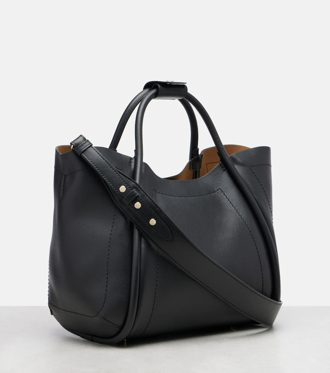 Max Mara - Marin Small leather tote bag