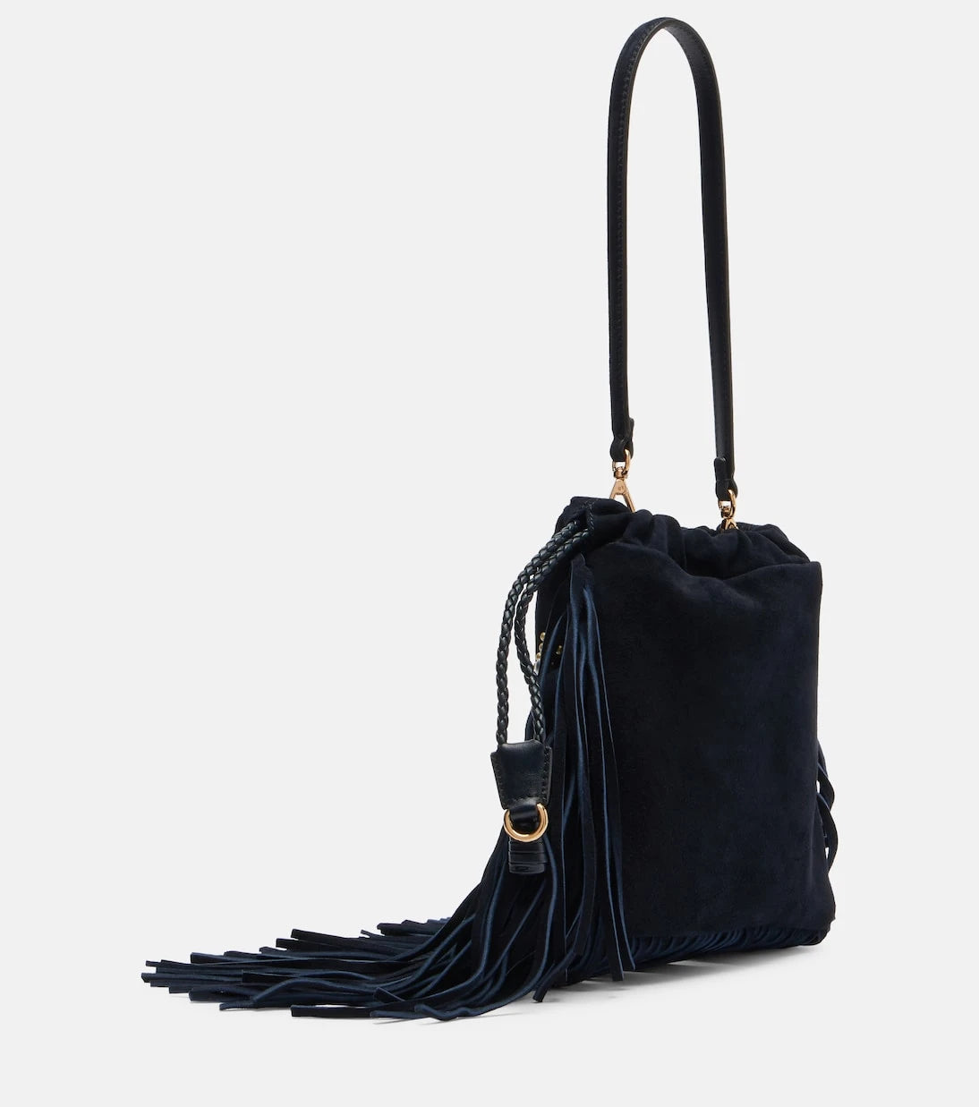 Etro - Kalispera Small studded suede shoulder bag