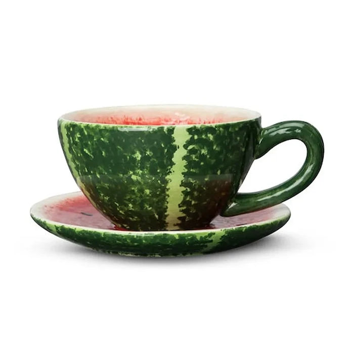 Чаша и чинийка Byon Watermelon 250 ml