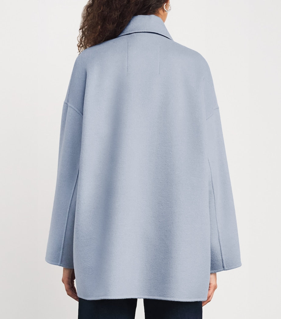 MAX&Co. Blue Wool Coat
