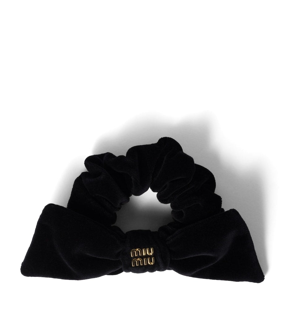 Black Velvet Scrunchie
