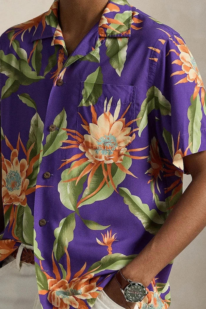 Polo Ralph Lauren риза мъжка с вискоза