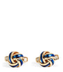 Deakin & Francis White Gold Knot Cufflinks