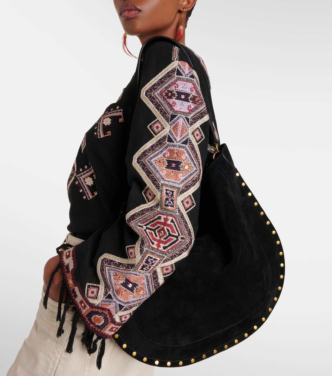 Isabel Marant - Oskan Soft Medium suede shoulder bag