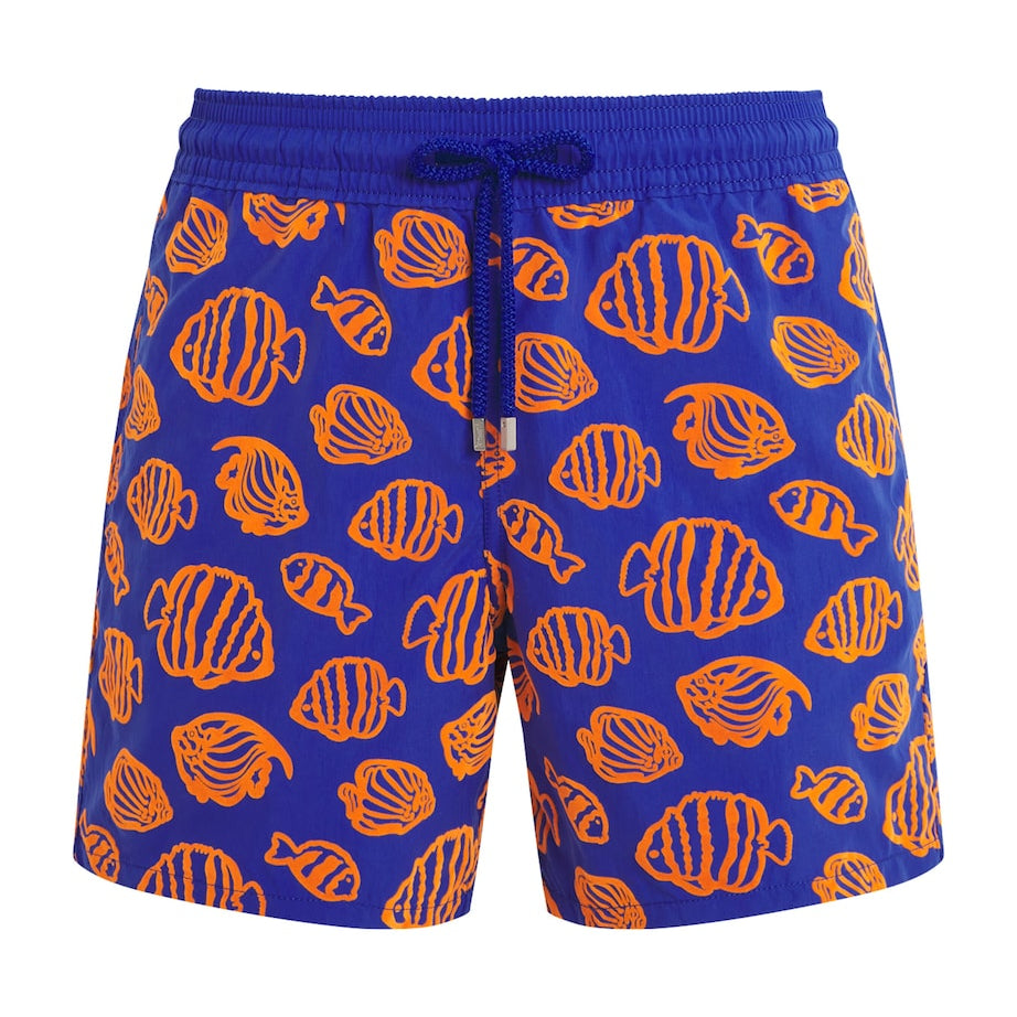 Fish Print Moorea Swim Shorts