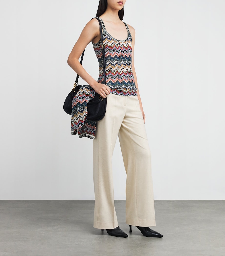 Multi Zigzag Tank Top