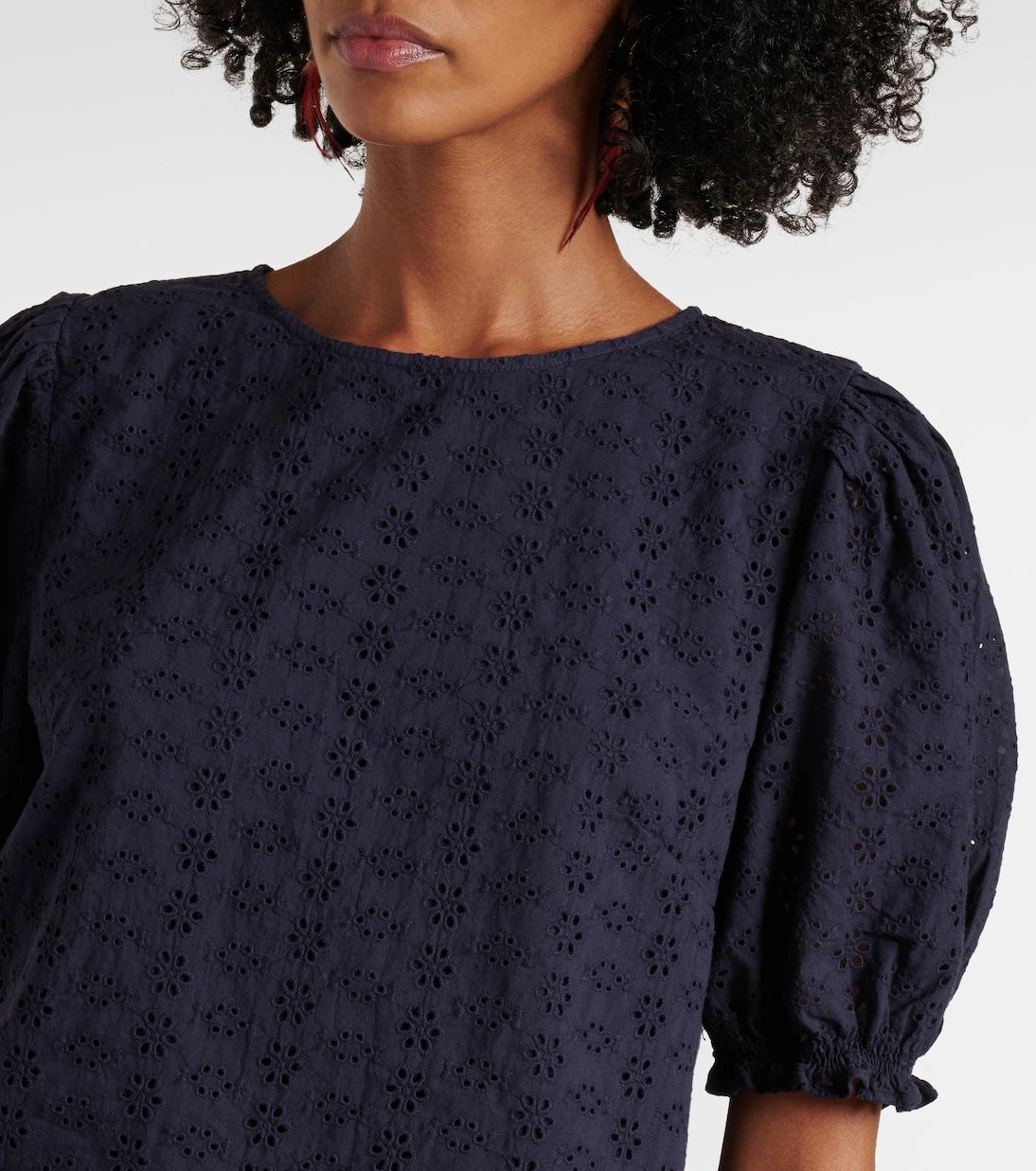 Velvet - Dalyn embroidered cotton blouse