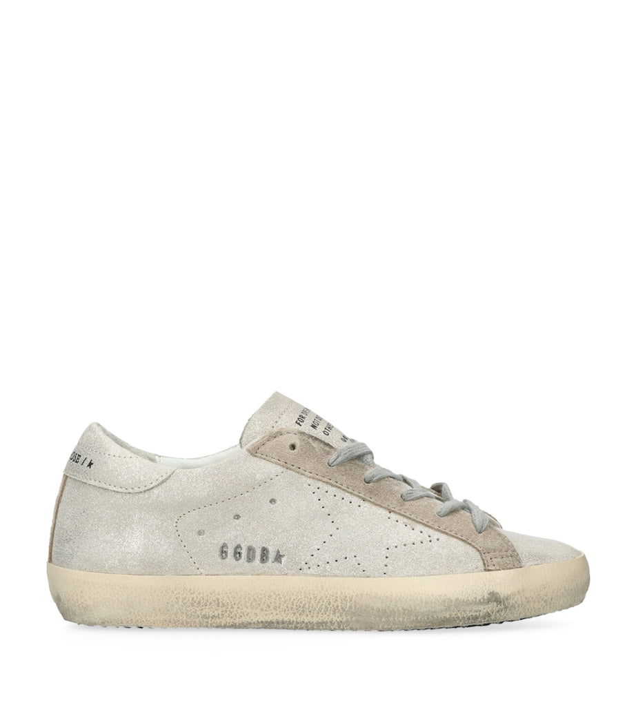 Beige Suede Super Star Sneakers