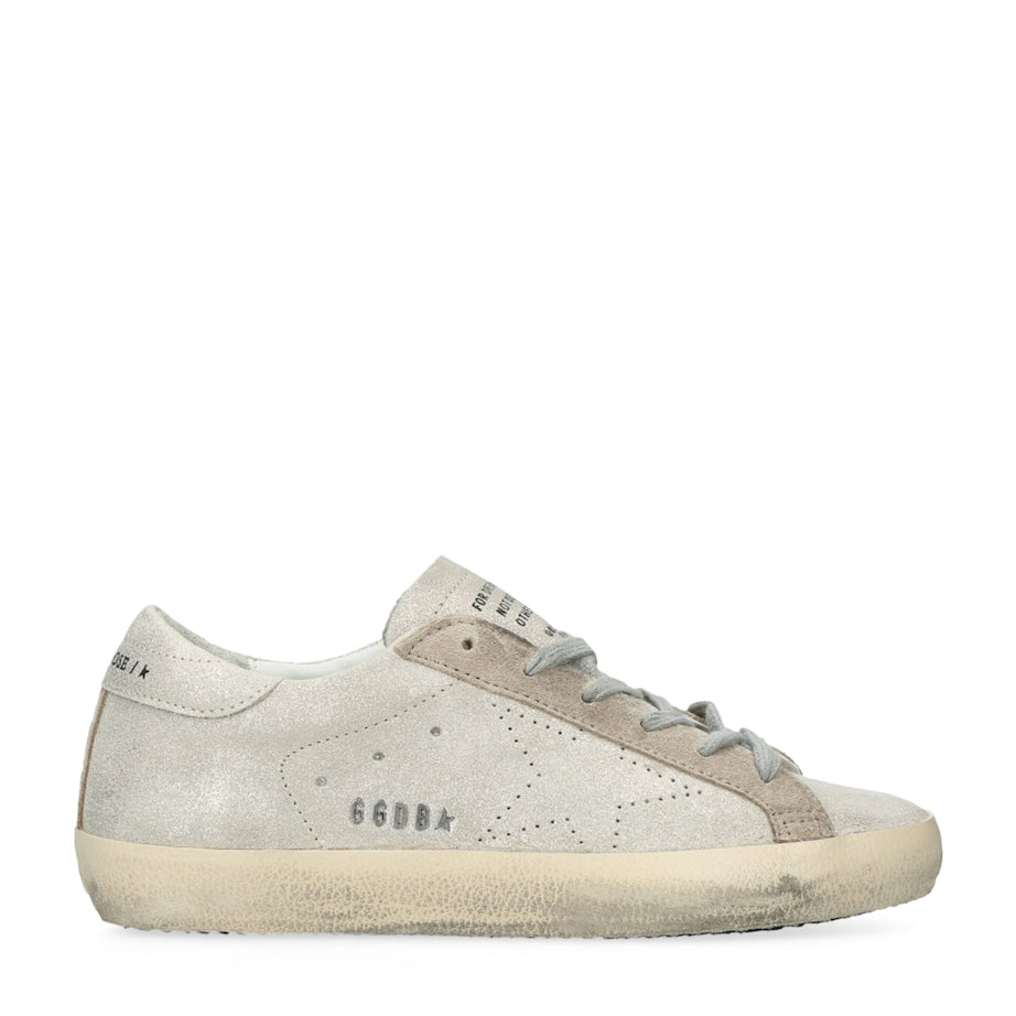 Beige Suede Super Star Sneakers