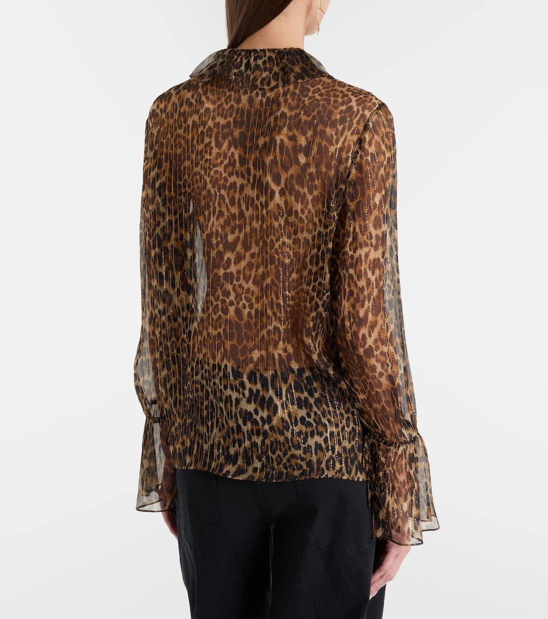 Nili Lotan - Cecily leopard-print silk-blend blouse