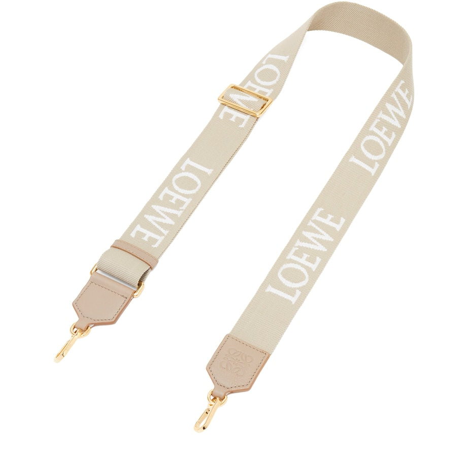 LOEWE White Anagram Logo Bag Strap