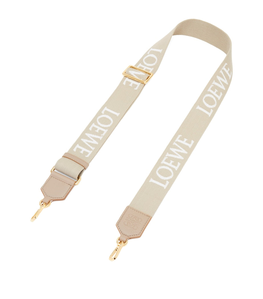 LOEWE White Anagram Logo Bag Strap