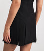 Claudie Pierlot Black Pleated Panel Mini Dress