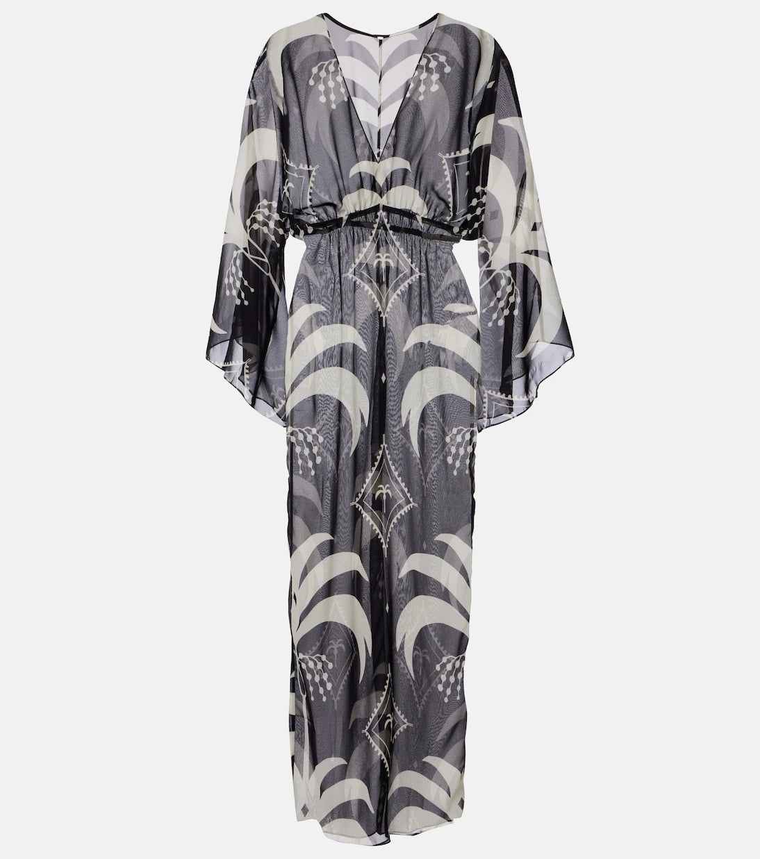 Johanna Ortiz - Printed sheer beach cover-up