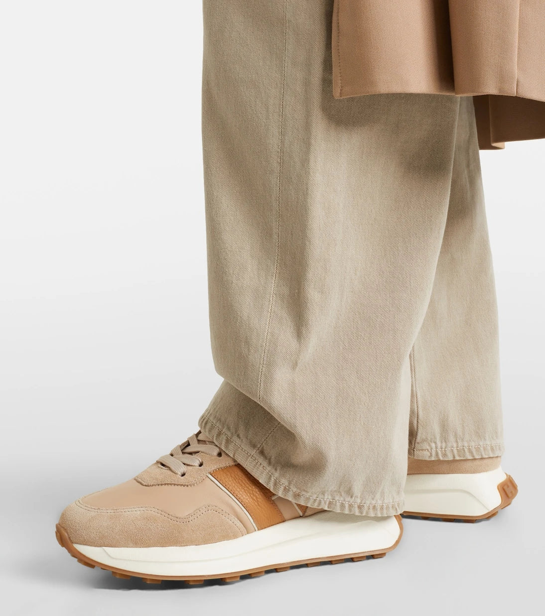Hogan - H641 leather and suede sneakers