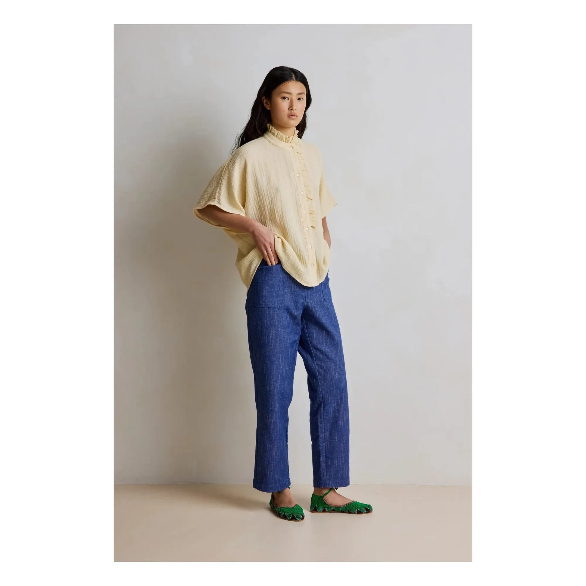 Hod - Natasha Cotton shirt | Cream