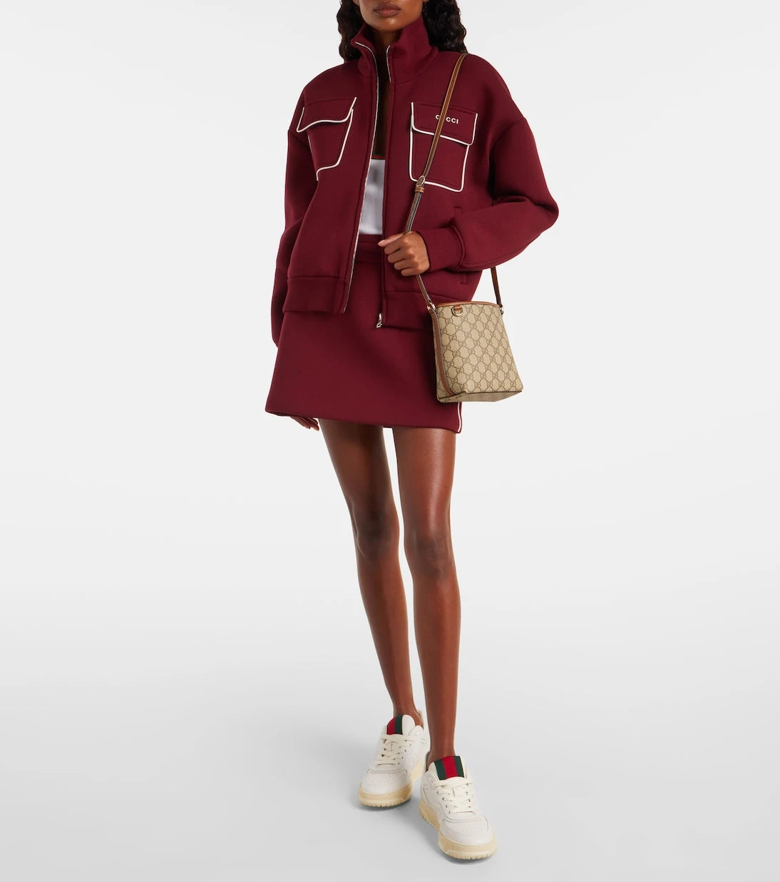 Gucci - GG Emblem Small bucket bag