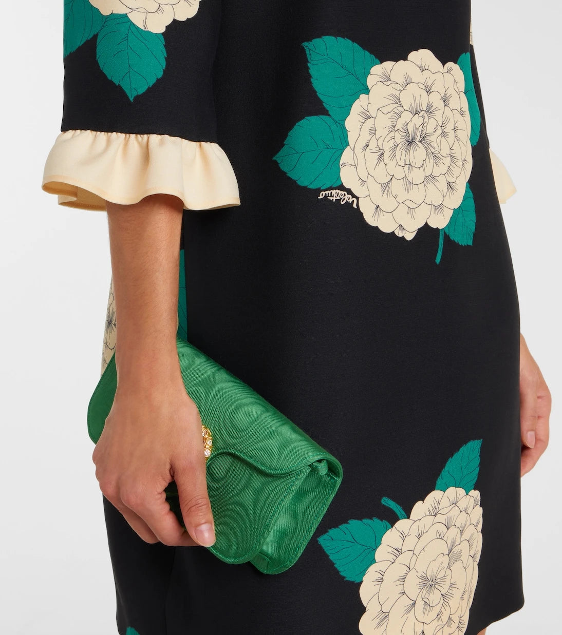 Valentino - Crepe Couture floral minidress