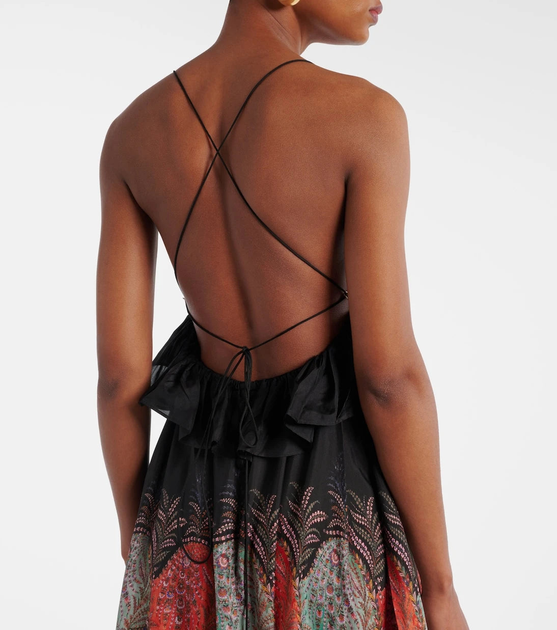 Zimmermann - Rhiannon paisley ruffled silk maxi dress
