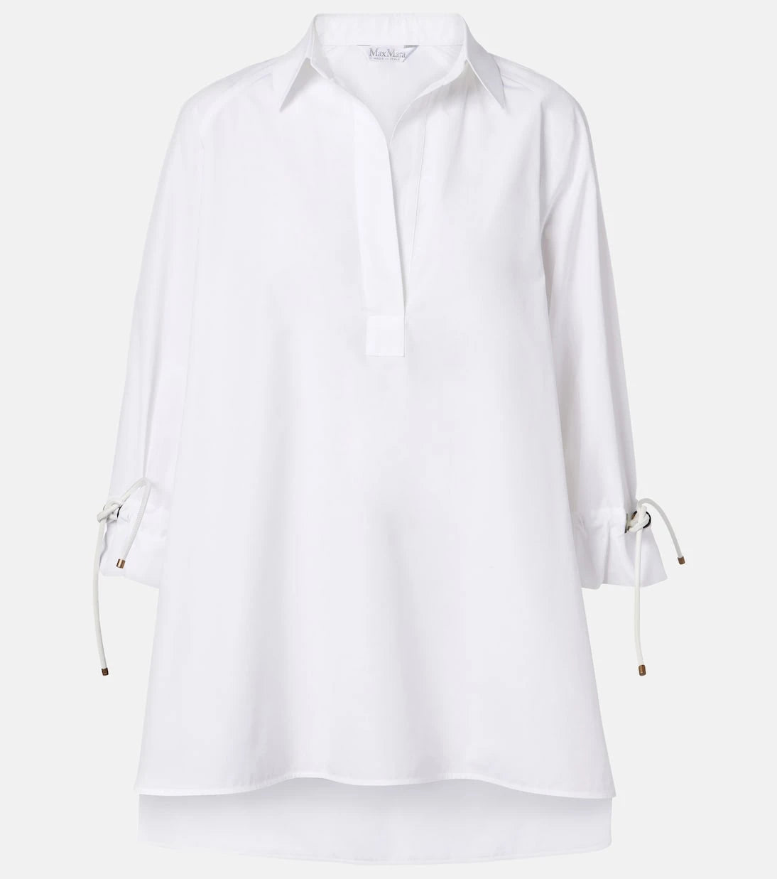 Max Mara - Adorni oversized cotton poplin shirt