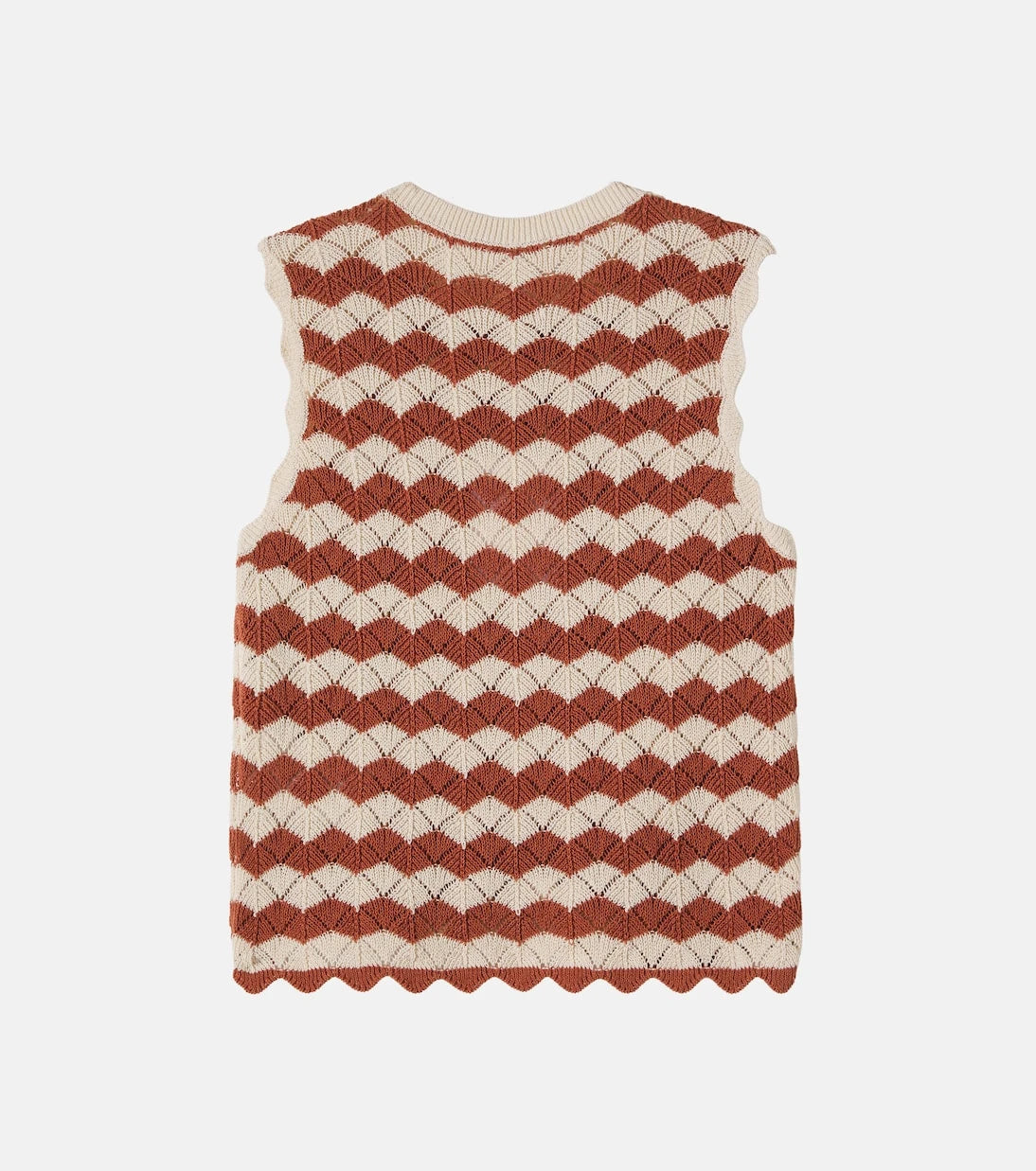 Zimmermann Kids - Aster pointelle cotton and linen-blend top