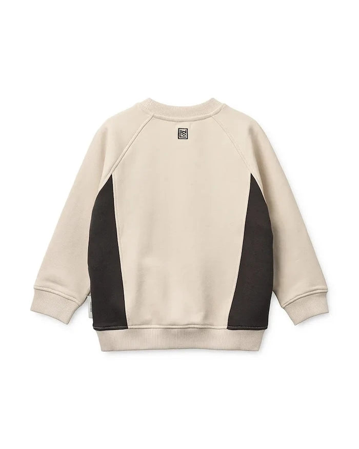 Liewood Aude Placement Sweatshirt Çocuk Pamuklu Sweatshirt