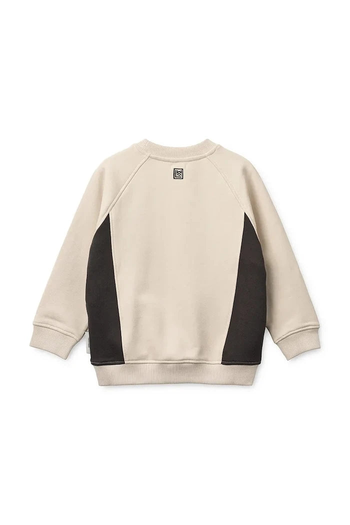 Детски памучен суичър Liewood Aude Placement Sweatshirt