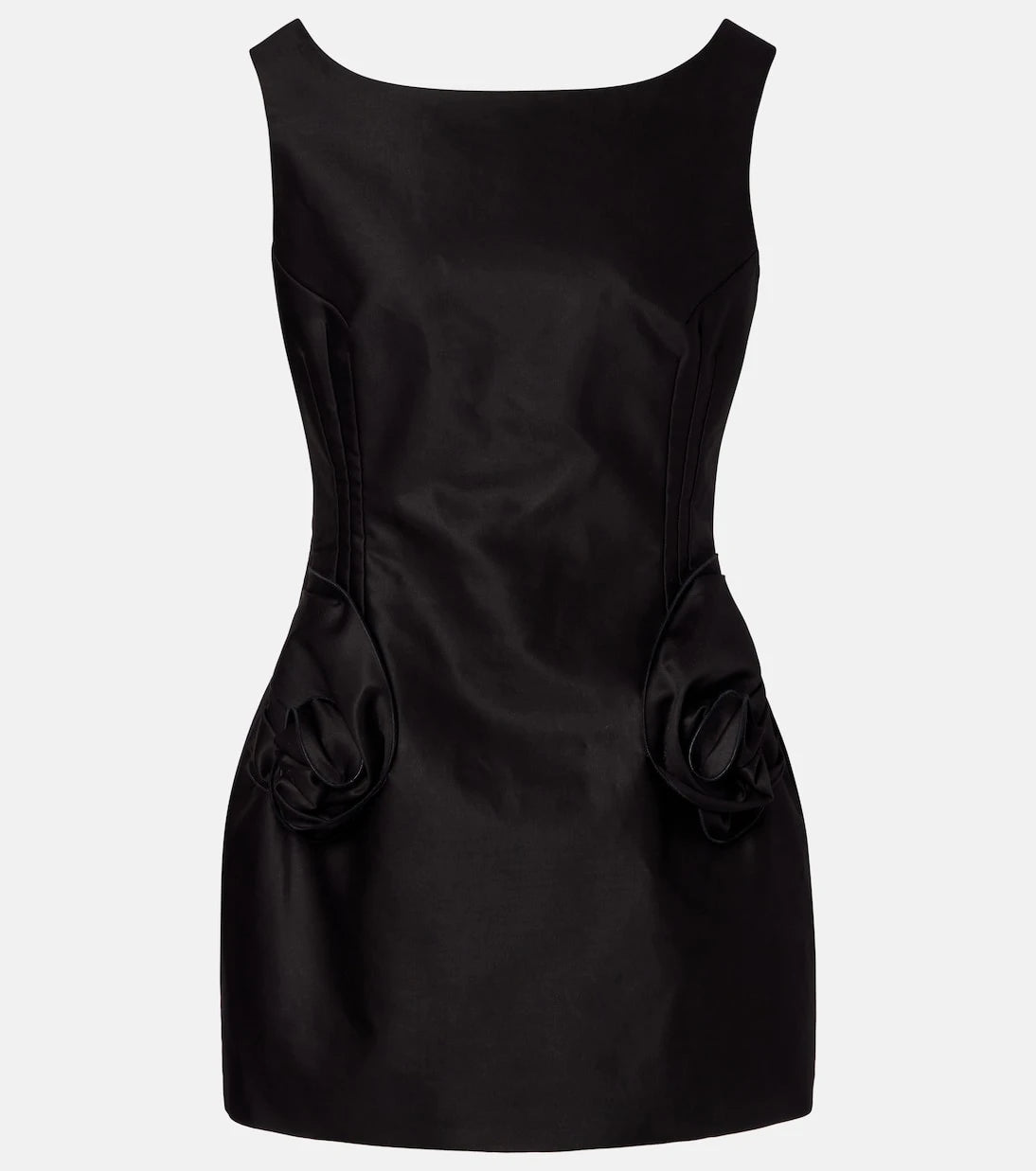 Magda Butrym - Floral-appliqué cotton minidress