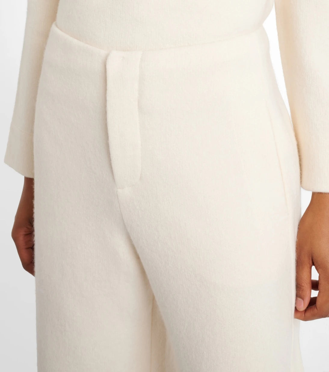 Max Mara - Arca cashmere and wool wide-leg pants
