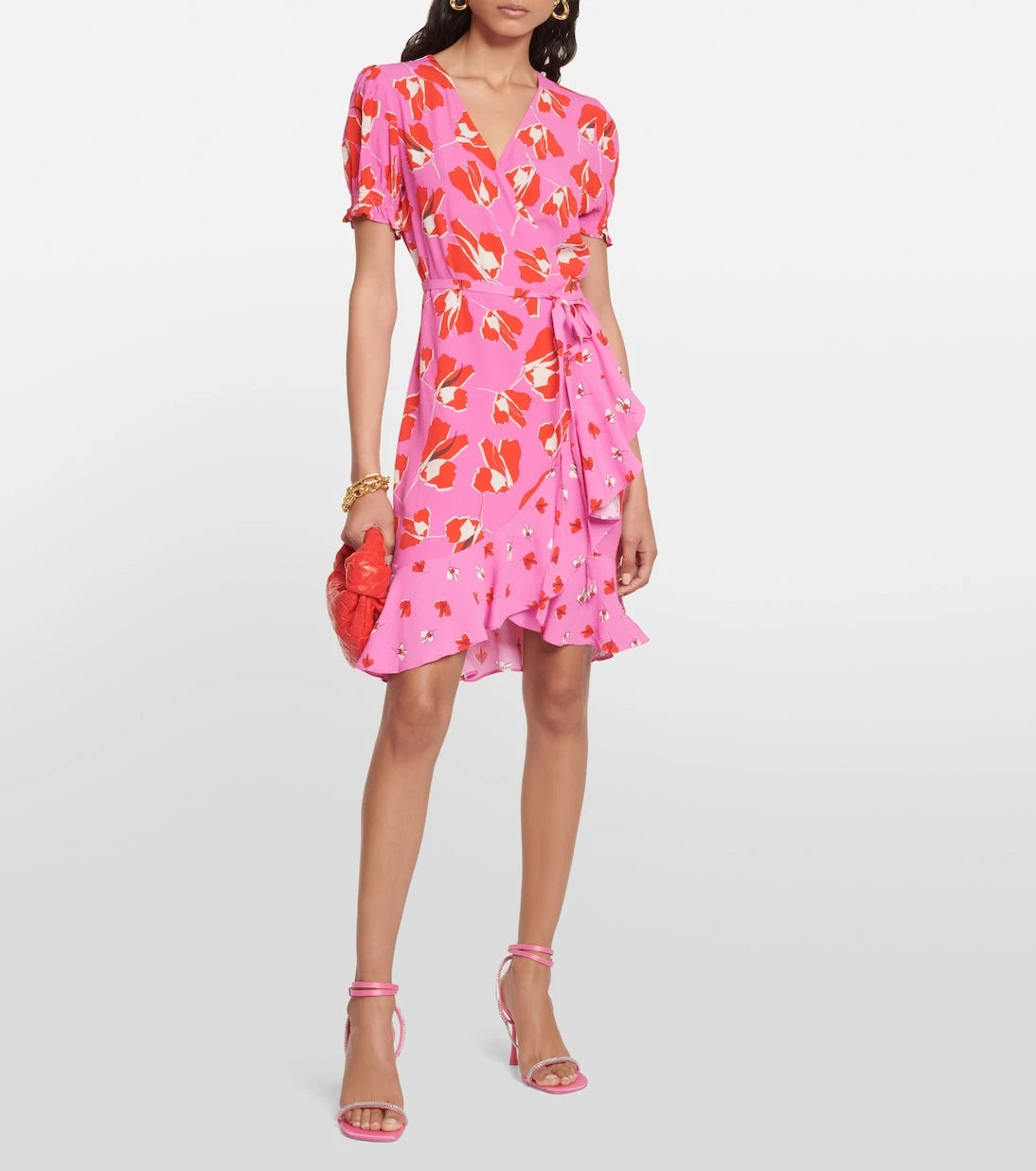Diane von Furstenberg - Emilia printed wrap minidress
