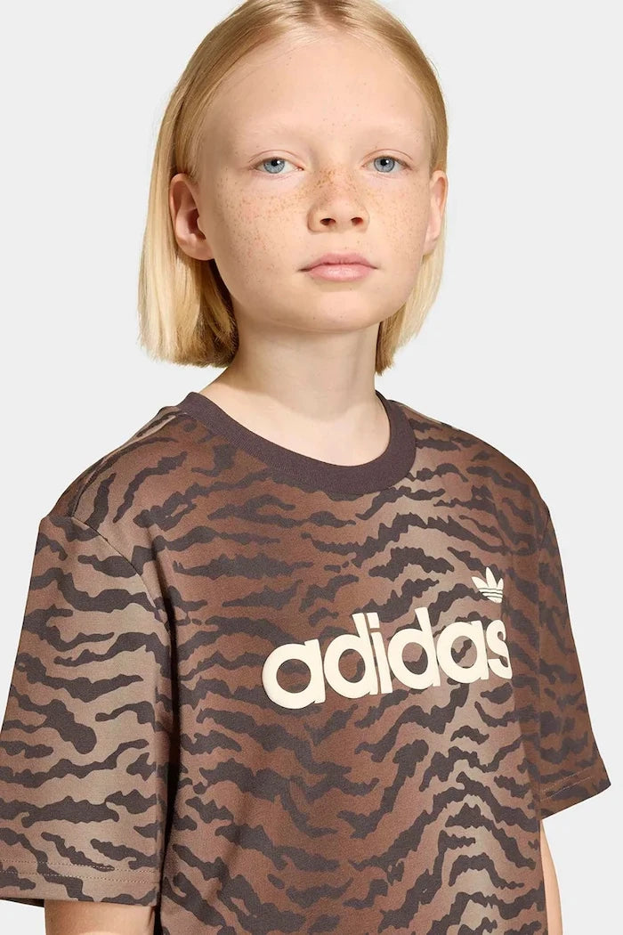 Детска памучна тениска adidas Originals