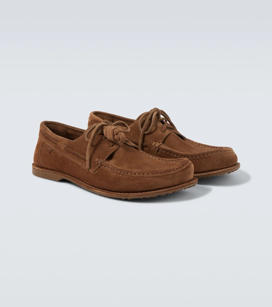Loewe - Paula's Ibiza Campo suede boat shoes