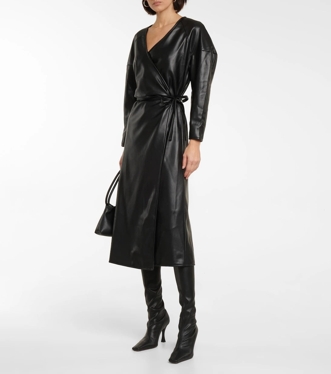 Proenza Schouler - فستان ميدي بتصميم مزموم