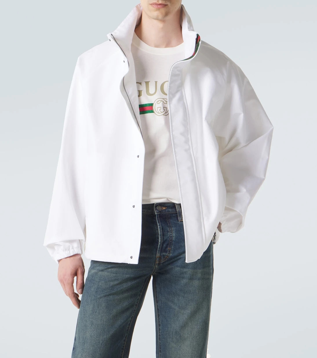 Gucci - Cotton canvas blouson jacket