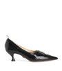 Patent Leather Wingtip Pumps 50