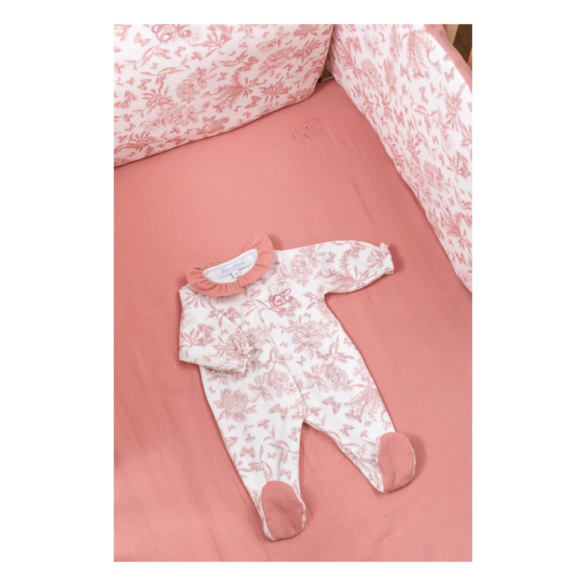 Tartine et Chocolat - Dors-bien Toile de Jouy pyjamas | Peach