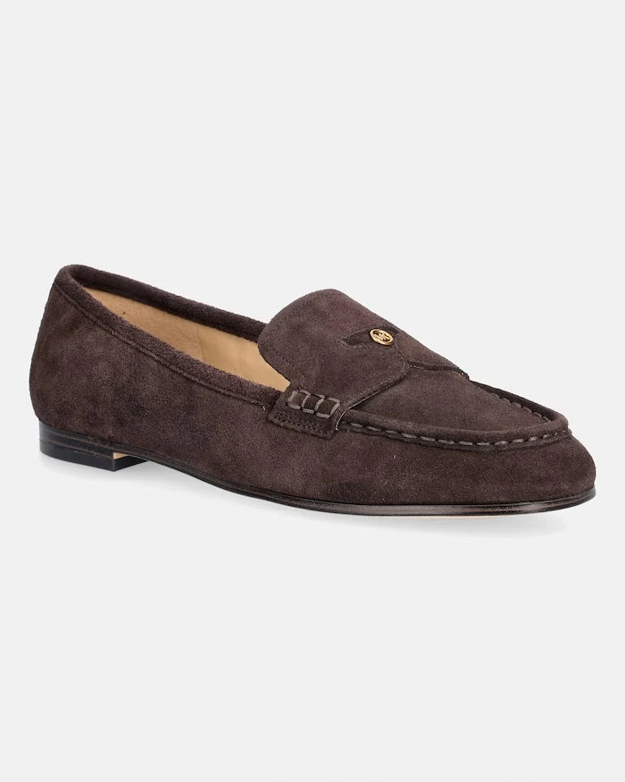 MICHAEL Michael Kors мокасини дамски от велур Jennings Loafer