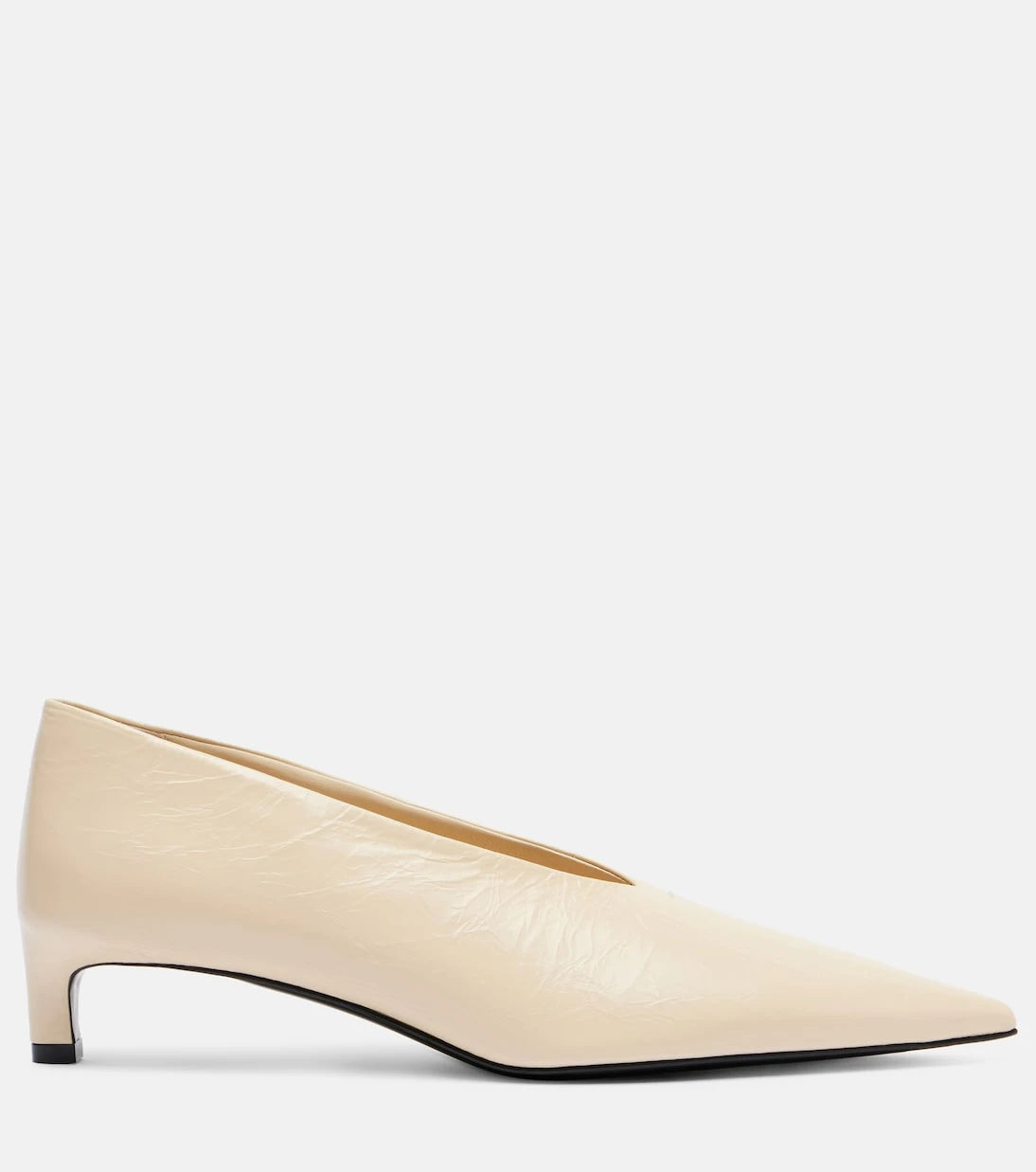Jil Sander - Deri topuklu ayakkabılar