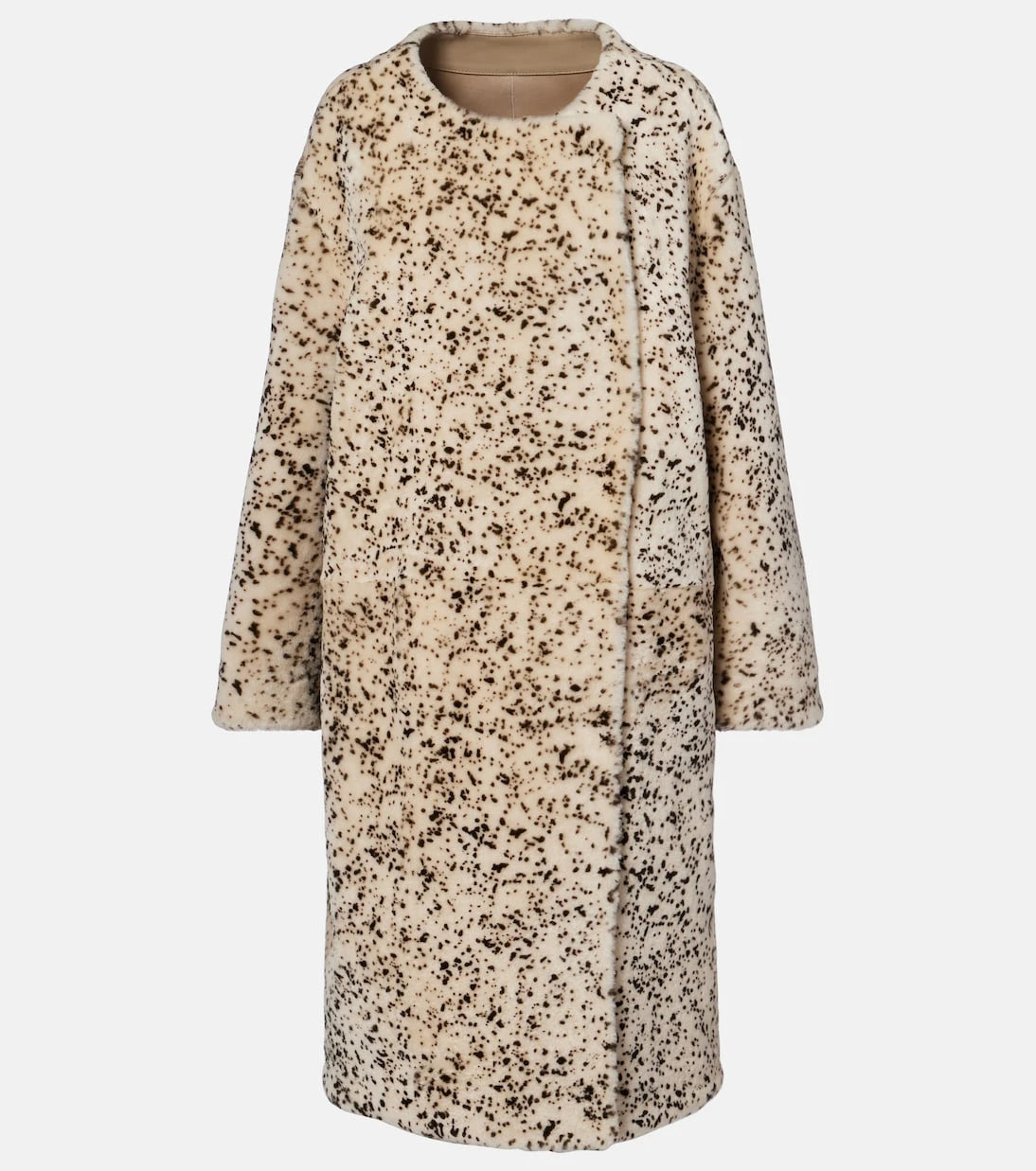 Toteme - Printed shearling coat
