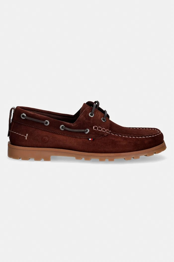 Tommy Hilfiger Erkek Süet Mokasen HILIFGER LIGHT SDE BOAT SHOE