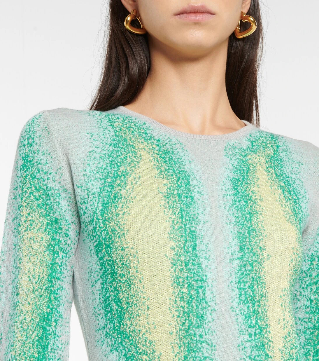 Y/Project - Gradient knit maxi dress